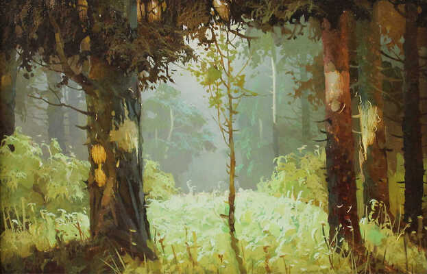 Быков Виктор Александрович. Лесная поляна 